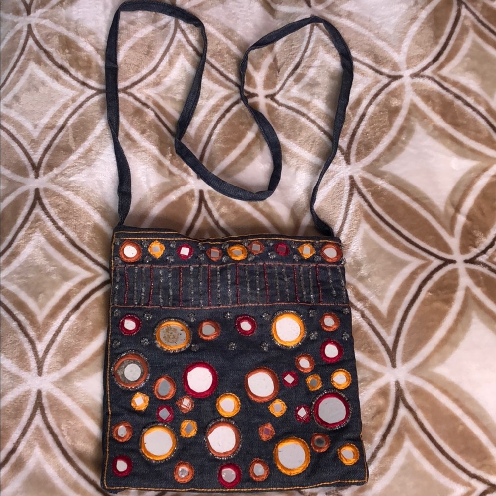 Denim Crossbody Bag